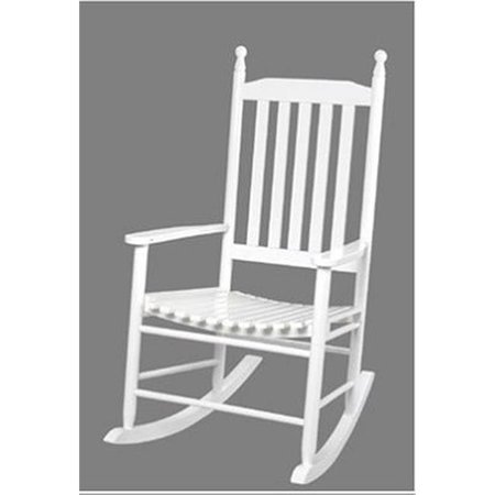 GIFTMARK Giftmark 3400W Adult Tall Back Rocking Chair White 3400W